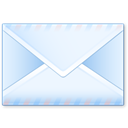 Email, envelop, Letter, mail, envelope, Message, post AliceBlue icon