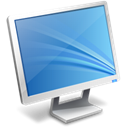 Computer, my computer, Display, monitor, screen CornflowerBlue icon