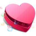 valentine, love, Heart, Favorite Black icon