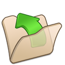 parent, Folder, Beige Black icon