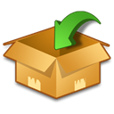 package, pack Black icon