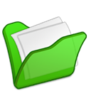my document, Folder, green Black icon