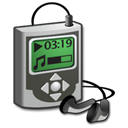 music, player Black icon