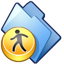 public, Folder Black icon