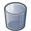 Empty, Blank, Trash, recycle bin LightSlateGray icon