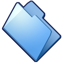 open, Folder Black icon