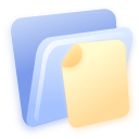File, document, paper, Folder LightSteelBlue icon