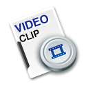 video, Cilp Black icon
