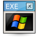executable, Ms, Application, Dos Black icon
