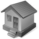 Building, homepage, Home, house Gray icon
