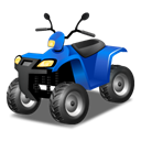 quadbikeblue Black icon