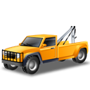 transportation, towtruck, transport, Automobile, vehicle, towtruckyellow, yellow, Car Black icon