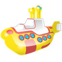 yellow, Submarine Black icon