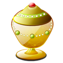 Aladdin, lamp Black icon