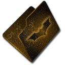 Folder, bat, texture Black icon