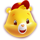 funshine, bear Maroon icon