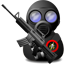 Gas, soldier, weapon, with Icon