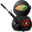 sniper, with, soldier, weapon DarkSlateGray icon