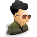 Human, people, Man, person, member, user, male, Cartoon, Account, yongii, kim, leader, profile Black icon