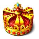 royal, crown Black icon