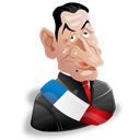 user, male, Cartoon, Human, sarkozy, member, people, leader, profile, Account, person, nicolas, Man Black icon