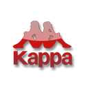 kappa, red Black icon