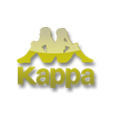 kappa, yellow Black icon