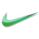 nike, green Black icon