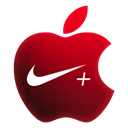 nike, sport, Apple Black icon