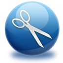 scissors, Cut MidnightBlue icon