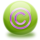 Copyright OliveDrab icon