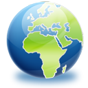 globe, world, earth SteelBlue icon