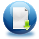 Descend, File, Down, paper, Decrease, fall, document, descending, download SteelBlue icon