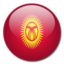 Country, flag, Kyrgyzstan Firebrick icon