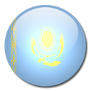 Kazakhstan, Country, flag SkyBlue icon