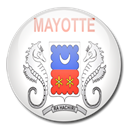 flag, mayotte, Country Black icon