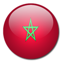 Country, flag, morocco Firebrick icon