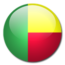 Benin, Country, flag Black icon