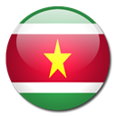 flag, Suriname, Country Black icon