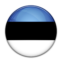 flag, Country, Estonia Black icon