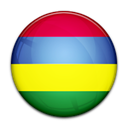 Mauritius, Country, flag Black icon