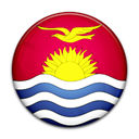 Kiribati, flag, Country Black icon