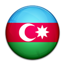 flag, Azerbaijan, Country Black icon