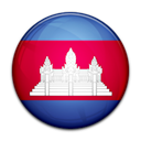 flag, cambodia, Country Black icon