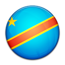 republic, flag, congo, democratic, Country DeepSkyBlue icon