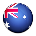 Country, flag, Australia Black icon
