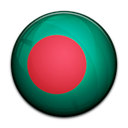flag, Bangladesh, Country Black icon