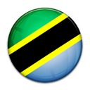 flag, Country, Tanzania Black icon