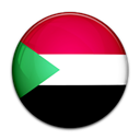 Sudan, flag, Country Black icon