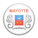 flag, mayotte, Country Black icon